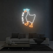 Deal With It Neon Sign Fashion Custom Neon Sign Lights Night Lamp Led Neon Sign Light For Home Party