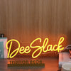 Dee Slack Yellow Neon Sign