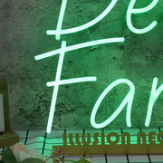 Deel Farms Green Neon Sign