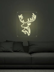 Deer Head Neon Sign