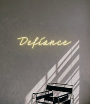 Defiance Neon Sign