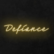 Defiance Neon Sign