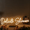 Delicate Skincare Yellow Neon Sign