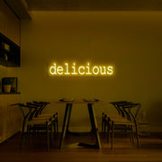 Delicious Neon Sign