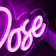 Delilah Rose Purple Neon Sign