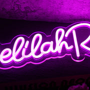 Delilah Rose Purple Neon Sign