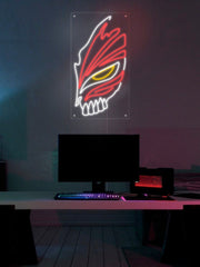 Demon Mask Anime Neon Sign