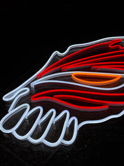 Demon Mask Anime Neon Sign