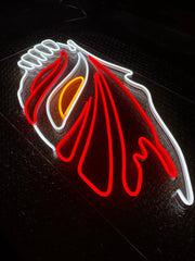 Demon Mask Anime Neon Sign