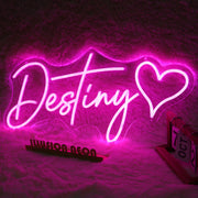 Destiny Pink Neon Sign