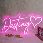 Destiny Pink Neon Sign