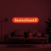 Deutschland Neon Sign