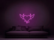 Devil Angel And Demon Neon Sign