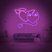 Devil Angle Neon Sign