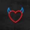 Devil Heart Neon Sign