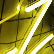 DFlawz Yellow Neon Sign