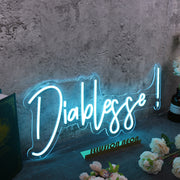 Diablesse Blue Neon Sign