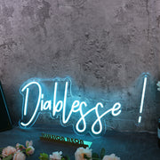 Diablesse Blue Neon Sign