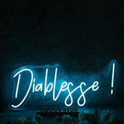 Diablesse Blue Neon Sign