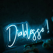 Diablesse Blue Neon Sign