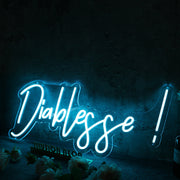 Diablesse Blue Neon Sign