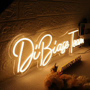 DiBiase Team Yellow Neon Sign