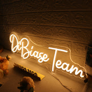 DiBiase Team Yellow Neon Sign