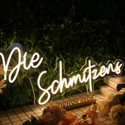 Die Schmitzens Yellow Neon Sign