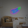 Dig Old Bicks Eggplant LED Neon Sign