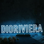 DIORIVIERA Blue Neon Sign