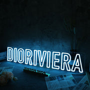 DIORIVIERA Blue Neon Sign