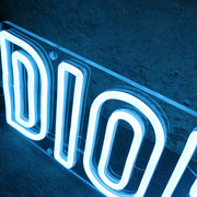 DIORIVIERA Blue Neon Sign