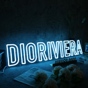 DIORIVIERA Blue Neon Sign