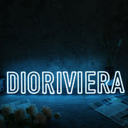 DIORIVIERA Blue Neon Sign