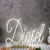 Diosel White Neon Sign