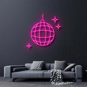 Disco Ball Neon Sign