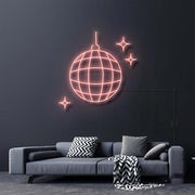 Disco Ball Neon Sign