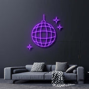 Disco Ball Neon Sign