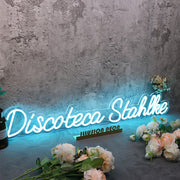 Discoteca Stahlke Blue Neon Sign