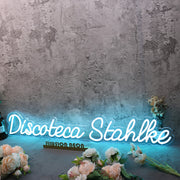 Discoteca Stahlke Blue Neon Sign