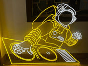 DJ Astronaut Neon Sign