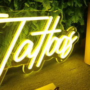 DJ Tattoos Neon Sign