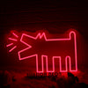 Dog Barking Red Neon Sign