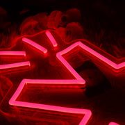 Dog Barking Red Neon Sign