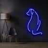 Dog Facing Away Neon Sign