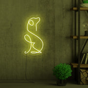 Dog Neon Sign