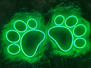 Dog Paw Neon Sign