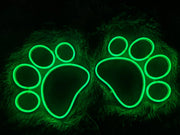 Dog Paw Neon Sign