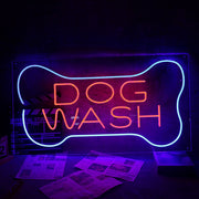 DOG WASH Neon Sign