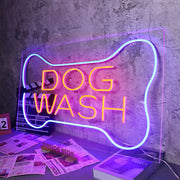 DOG WASH Neon Sign